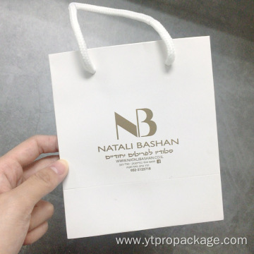 Small kraft shopping packaging paper bag